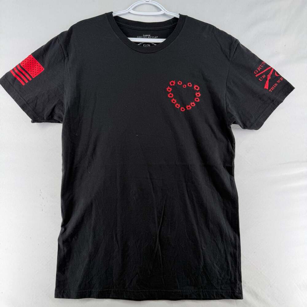 1156 Large Grunt Style 'This We'll Defend' Cupid Graphic T-Shirt